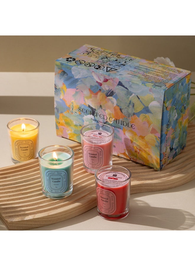 Bukela 6 Pack Candles for Home Scented Aromatherapy Candles Gifts Set for Women, Lavender Candle, Natural Soy Wax Long Lasting Candle Set Gifts for Birthday, Valentine, Ramadan, Anniversary Present - Image 3